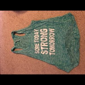 Sore Today Strong Tomorrow Workout Tank